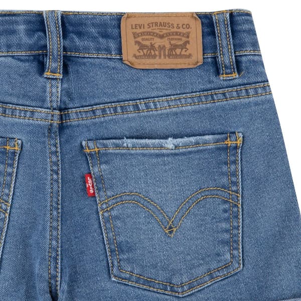 Levi´s ® Kids Girlfriend Lyhyet Farkut Sininen 14 Years Tyttö