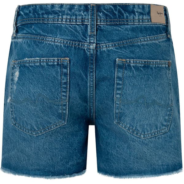 Pepe Jeans Farkkushortsit Thrasher 1/4 Vt2 Sininen 24 Nainen