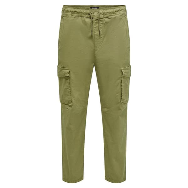 Only & Sons Cargo Housut Ell Tapered Fit Vihreä XL Mies