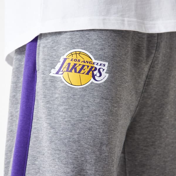 New Era Joggare Nba Colour Block Los Angeles Lakers Grå M Man