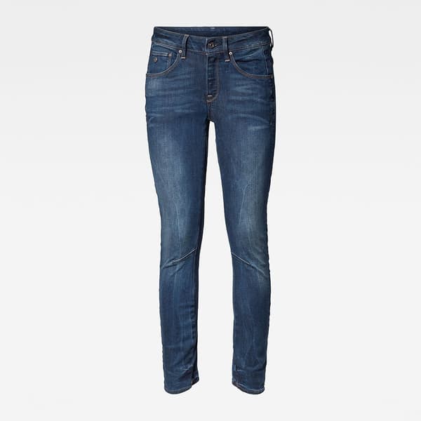 G-star Farkut Arc 3d Mid Waist Skinny Sininen 23 / 30 Nainen