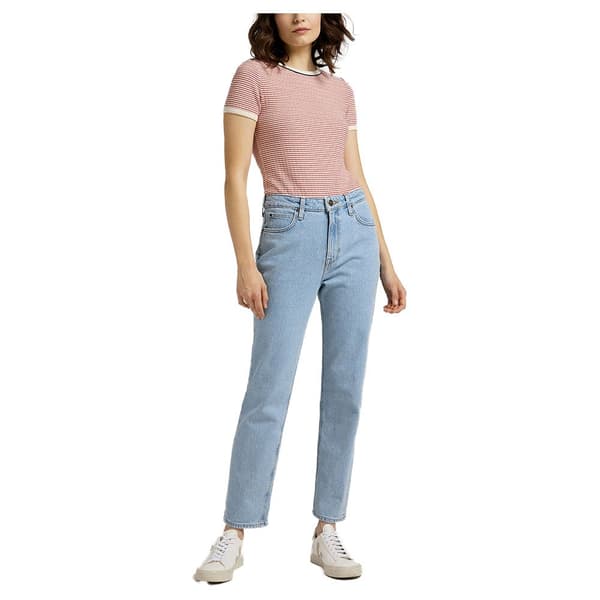 Lee Jeans Carol Blå,Grå 30 / 31 Kvinna