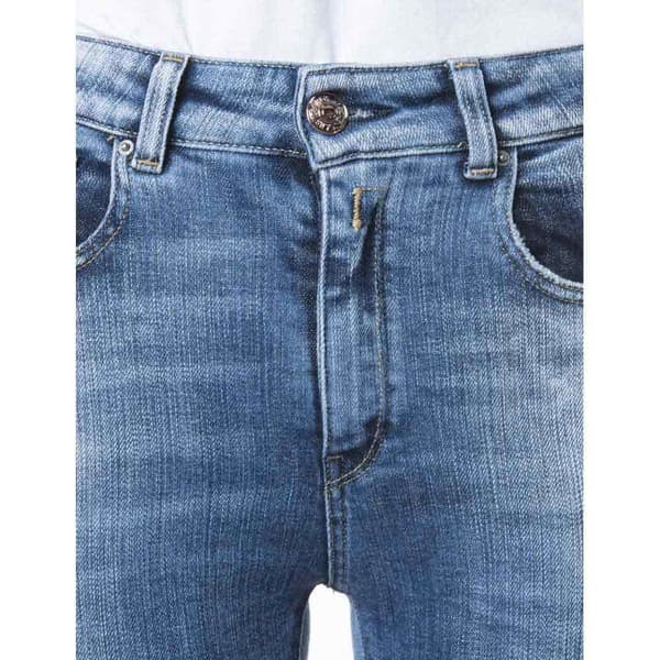 Replay Jeans Faaby Cigarette Crop Blå 30 Kvinde