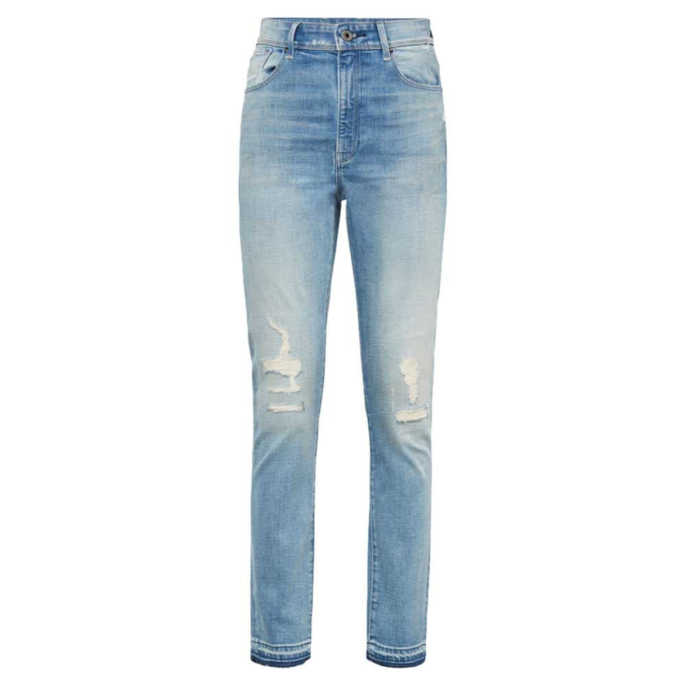 Gstar Jeans Kafey Ultrahigh Waist Skinny Ripped Ankle Blå 30 / 30