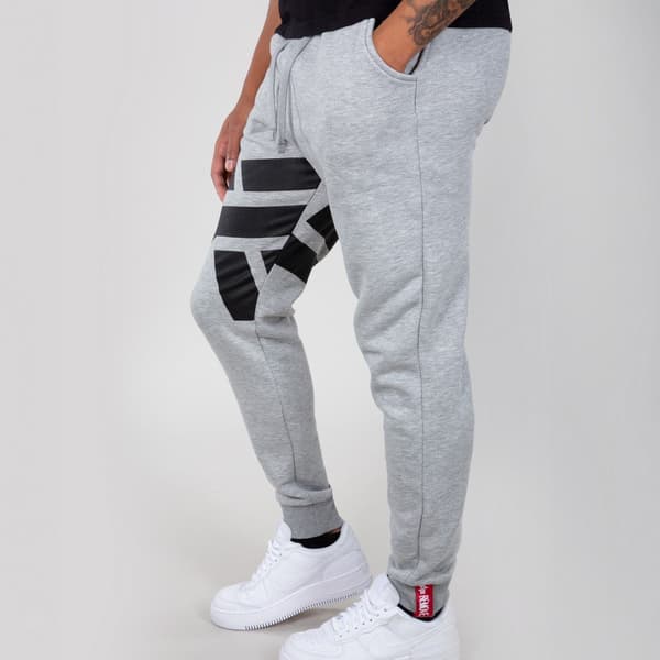 Alpha Industries Side Logo Joggers Harmaa S Mies