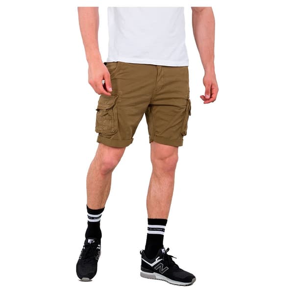 Alpha Industries Crew Shortsit Vihreä 33 Mies