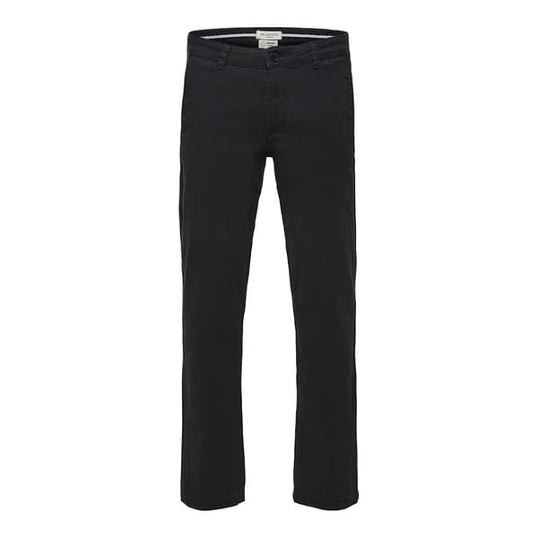 Selected Housut Straight New Paris Flex Musta 36 / 30 Mies