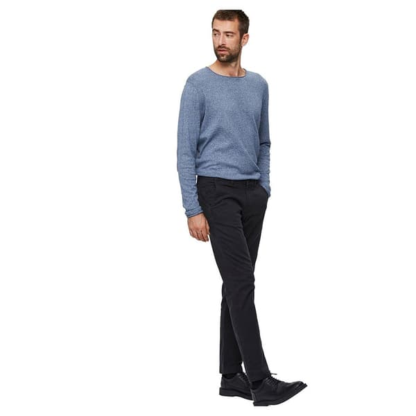 Selected Housut Straight New Paris Flex Musta 36 / 30 Mies