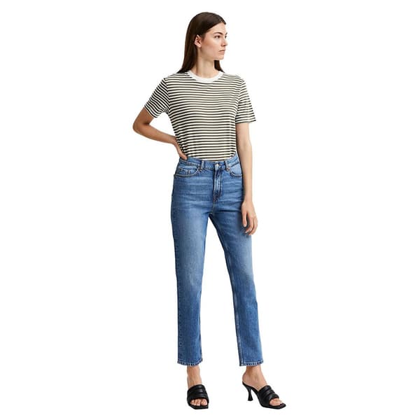 Selected Jeans Med Hög Midja Amy Slim Chambly U Blå 28 / 32 Kvinna
