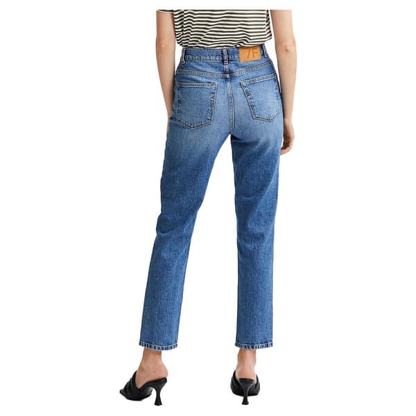 Selected Jeans Med Hög Midja Amy Slim Chambly U Blå 28 / 32 Kvinna