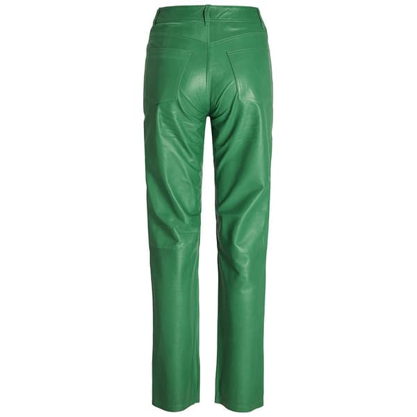 Jack & Jones Bukser Med Høj Talje Grace Straight Leather Grøn L Kvinde
