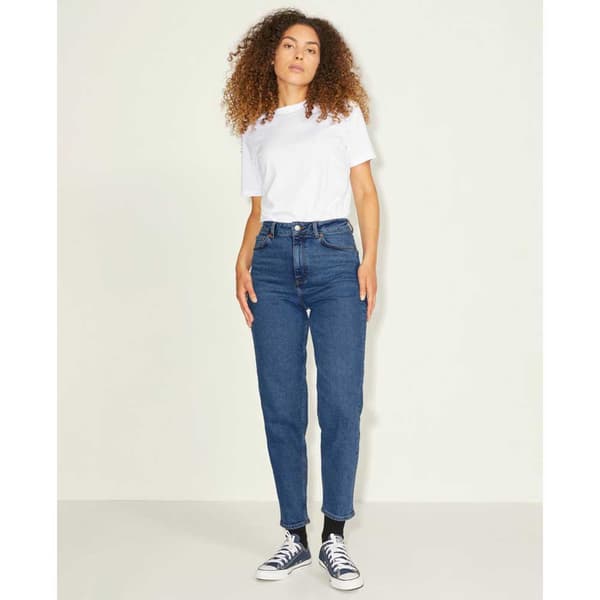 Jack & Jones Jeans Med Hög Midja Lisbon Mom Cc4002 Blå 30 / 32 Kvinna