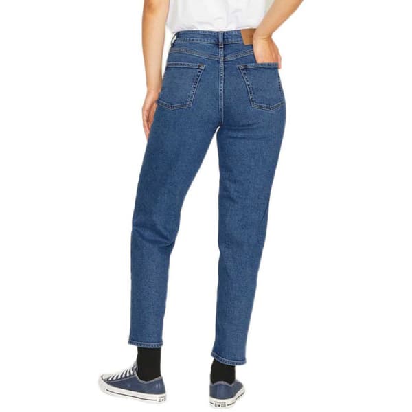 Jack & Jones Jeans Med Hög Midja Lisbon Mom Cc4002 Blå 30 / 32 Kvinna