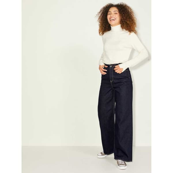 Jack & Jones Jeans Med Hög Midja Tokyo Wide Cr6004 Blå 30 / 34 Kvinna