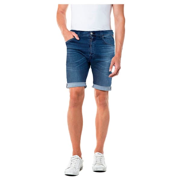 Replay Shorts Ma981y.000.41a.783 Blå 33 Mand