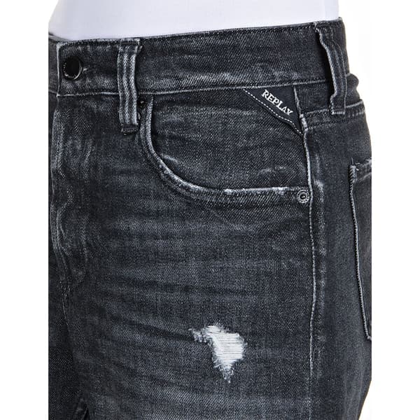Replay Jeansshorts Wa456t.000.501.237 Svart 26 Kvinna