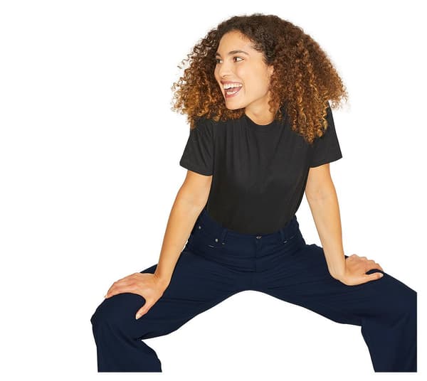 Jack & Jones Bukser Brooke Relaxed High Waist Blå 27 / 32 Kvinde