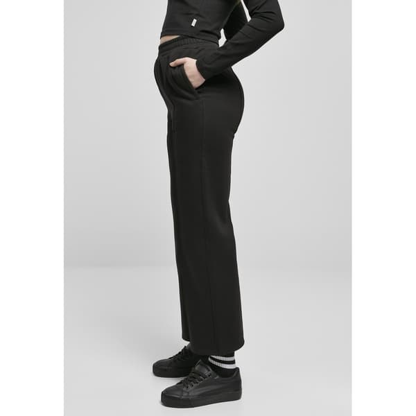 Urban Classics Housut Straight Pin Tuck Musta S Nainen
