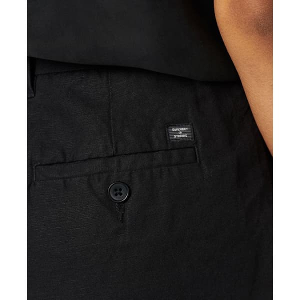 Superdry Shortsit Studios Linen Musta M Nainen