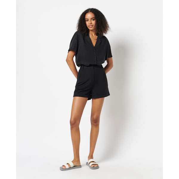 Superdry Shortsit Studios Linen Musta M Nainen