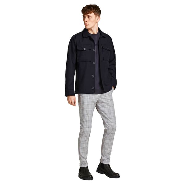 Jack & Jones Kjole Bukser Marco Connor Akm Check Sn Grå 32 / 32 Mand