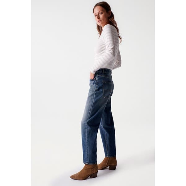 Salsa Jeans Farkut Boyfriend Cropped Sininen 26 / 28 Nainen