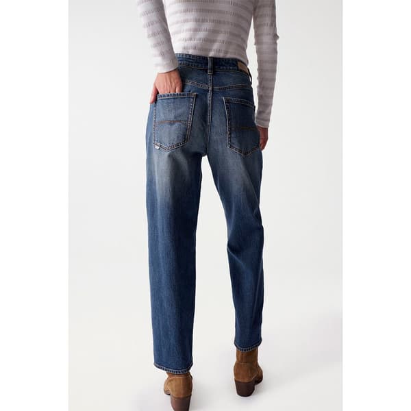 Salsa Jeans Farkut Boyfriend Cropped Sininen 26 / 28 Nainen
