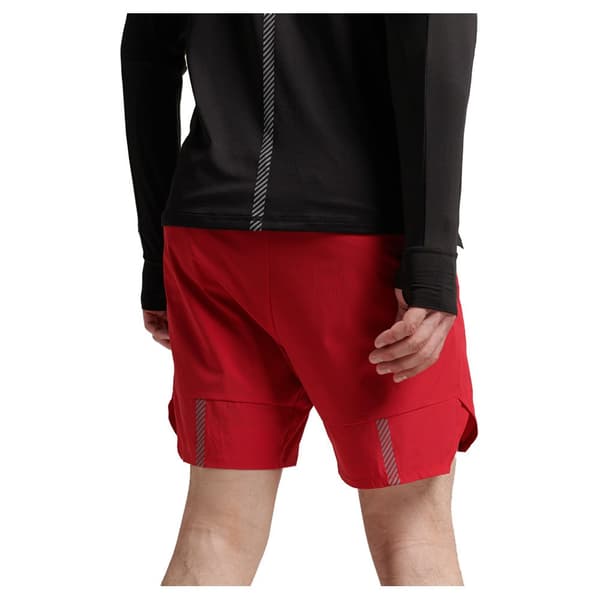 Superdry Shorts Run Premium Layered Rød XL Mand