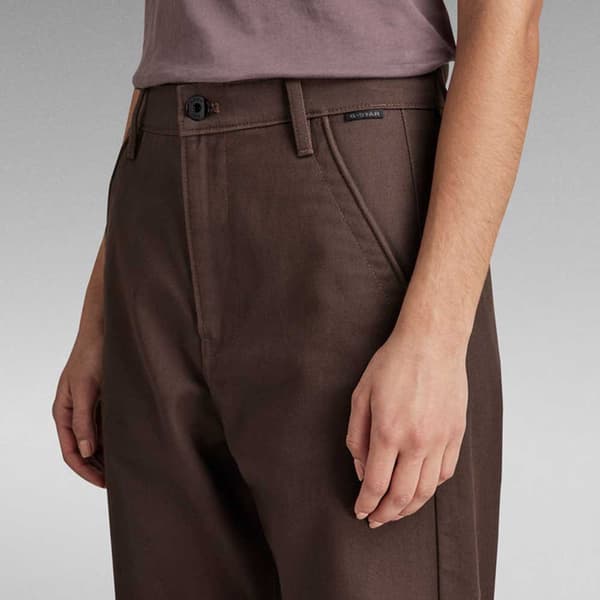 G-star Chino Byxor Boyfriend Tapered Brun 29 Kvinna
