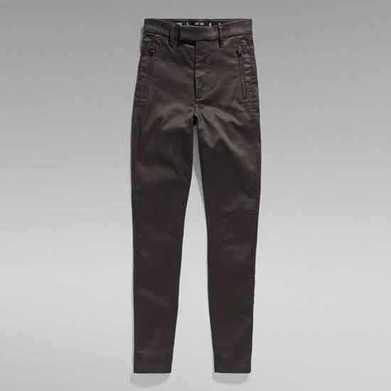 G-star Chino Byxor Weld High Skinny Grönt 31 / 34 Kvinna