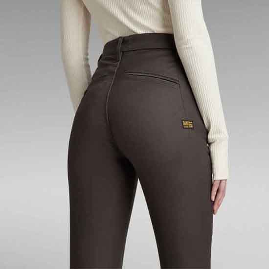 G-star Chino Byxor Weld High Skinny Grönt 31 / 34 Kvinna