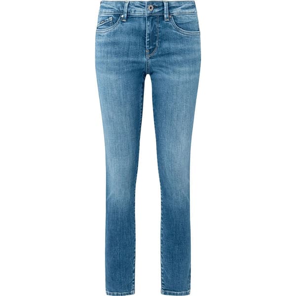 Pepe Jeans Jeans Med Lav Talje Pixie Blå 31 / 32 Kvinde