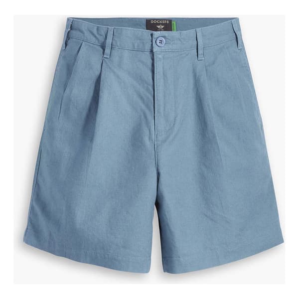 Dockers Shorts Pleated Original Blå 26 Kvinna