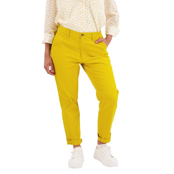 Dockers Chino Byxor Weekend Regular Slim Ankle Fit Gul 26 Kvinna