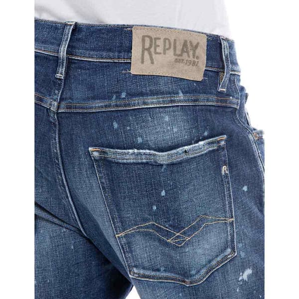 Replay Jeans M1030v.000.689 478 Blå 30 / 32 Man