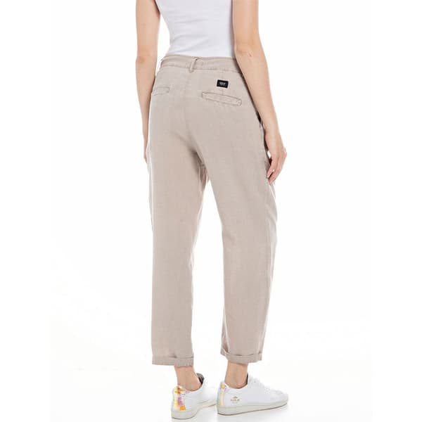 Replay Byxor W8065 .000.84614g Beige 27 Kvinna