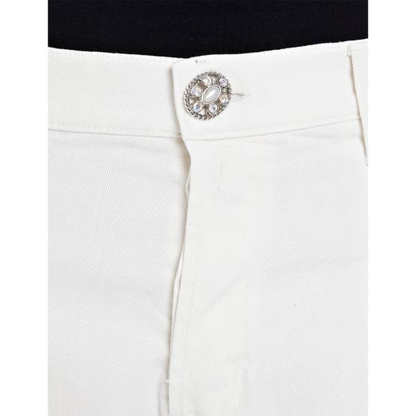 Replay Jeansshorts Wa498 .000.8415141 Vit 26 Kvinna
