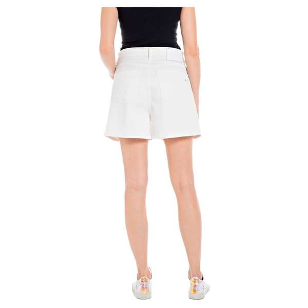 Replay Jeansshorts Wa498 .000.8415141 Vit 26 Kvinna