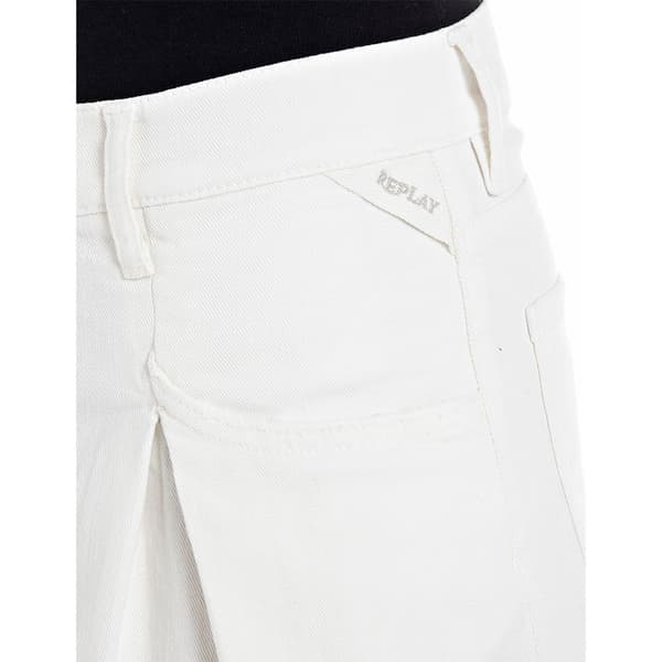 Replay Denim Shorts Wa498 .000.8415141 Hvid 28 Kvinde
