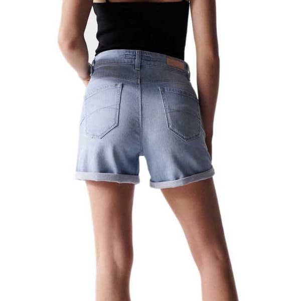 Salsa Jeans Shortsit Glamour Bleach Sininen 28 Nainen