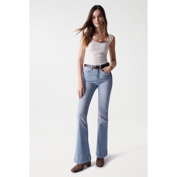 Salsa Jeans Farkut Glamour Cropped Skinny Fit Sininen 28 / 32 Nainen