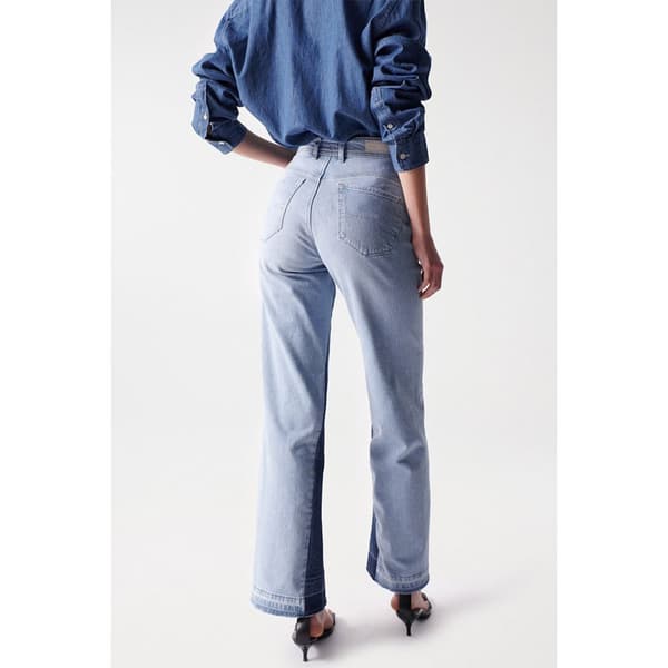 Salsa Jeans Jeans Glamour Cropped Straight Blå 29 / 32 Kvinna