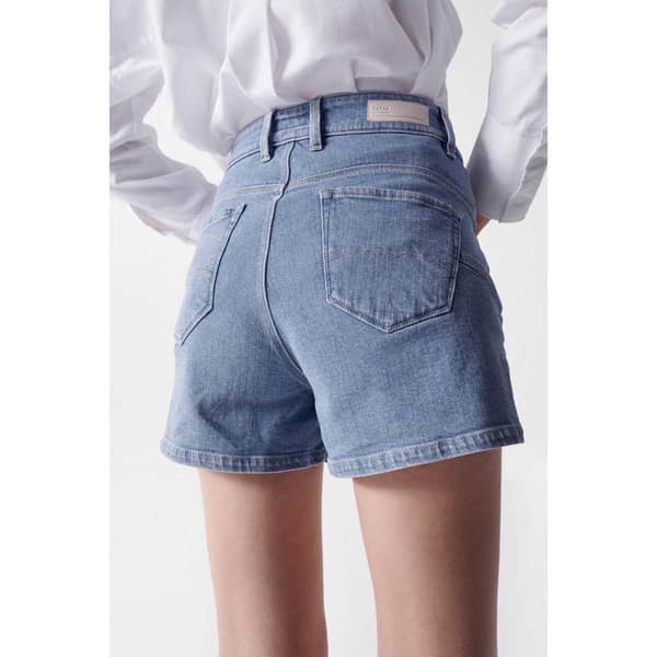 Salsa Jeans Shorts Glamour Blå 28 Kvinna