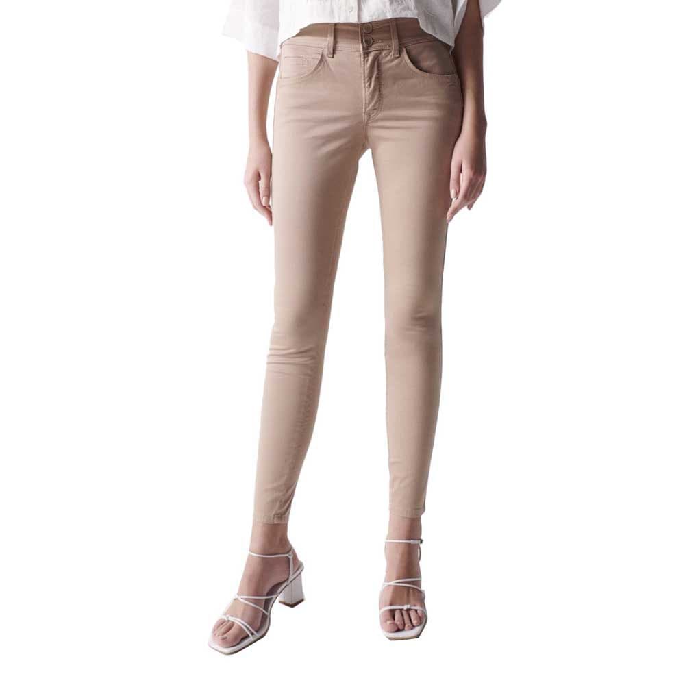 Salsa Jeans Jeans Secret Skinny Fit Beige 31 / 30 Kvinna CDON