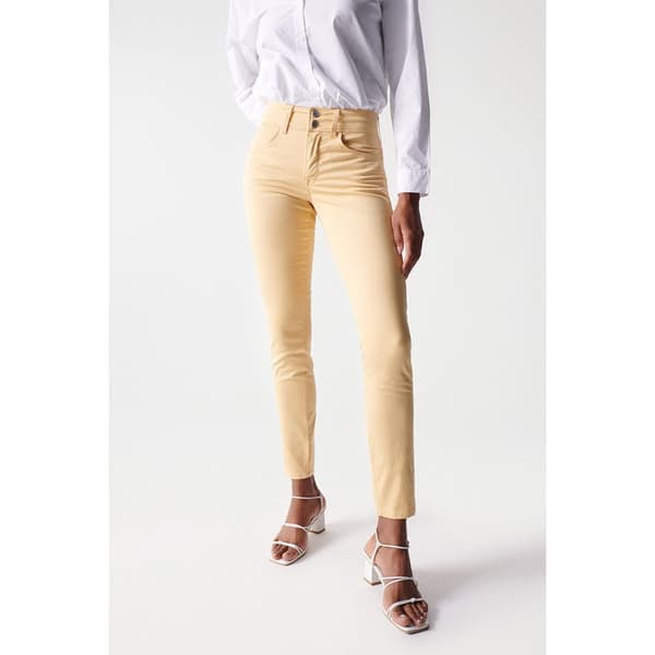 Salsa Jeans Farkut Secret Skinny Fit Beige 28 / 30 Nainen
