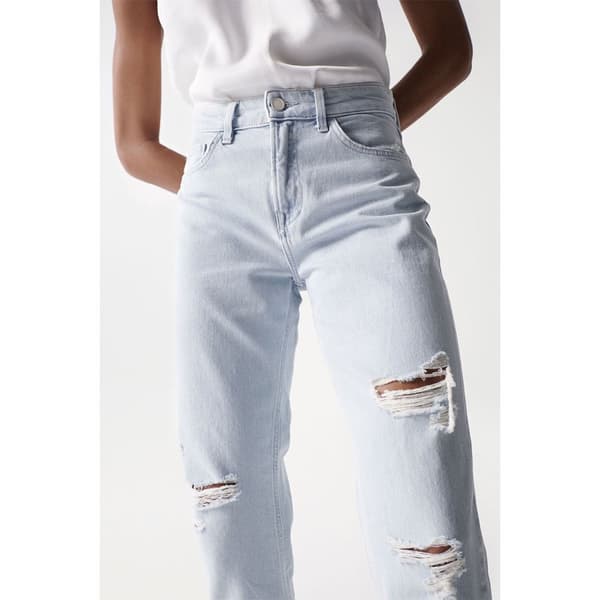 Salsa Jeans Jeans True Cropped Slim Fit Blå 28 / 28 Kvinna