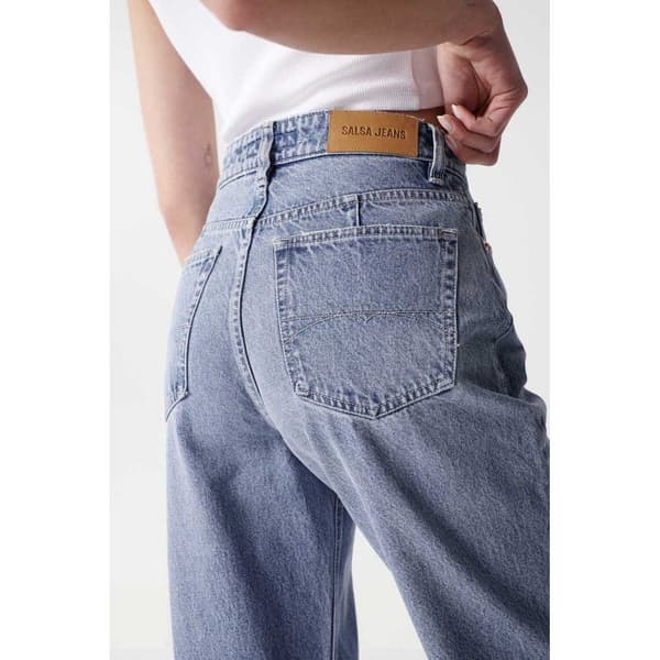Salsa Jeans Jeans Med Hög Midja True Wide Blå 26 / 32 Kvinna