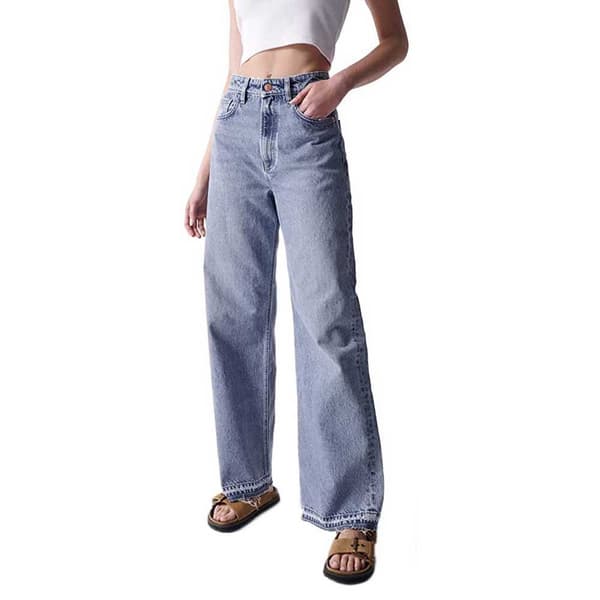 Salsa Jeans Jeans Med Hög Midja True Wide Blå 26 / 32 Kvinna