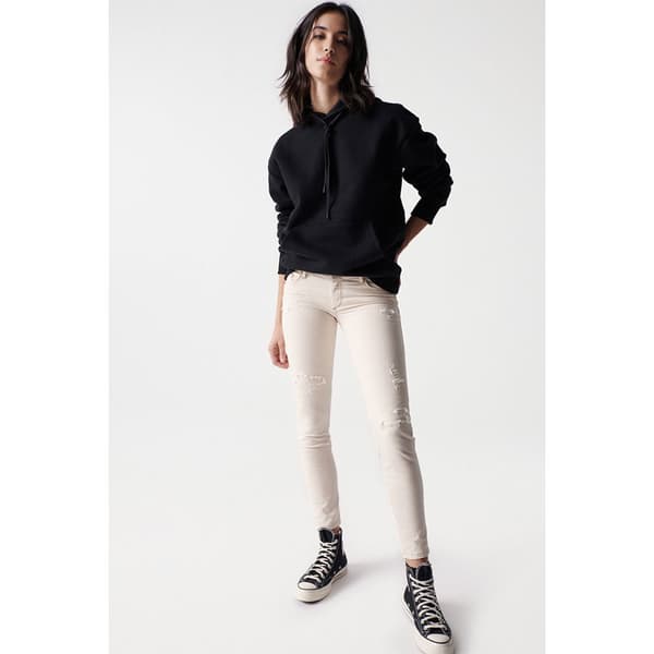 Salsa Jeans Jeans Wonder Crop Ecru Wi Beige 31 / 28 Kvinde