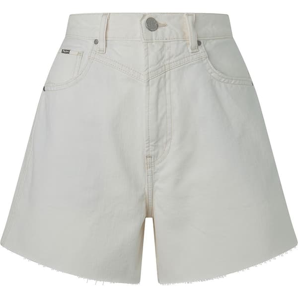 Pepe Jeans Jeansshorts Rachel 1/4 Tb5 Blå 25 Kvinna